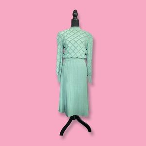 Vintage 70s Sweater/Skirt Coord Set